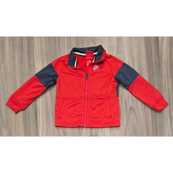 Nike Kids Red and Navy Jacket Size 24 Months - Picture 1 of 4